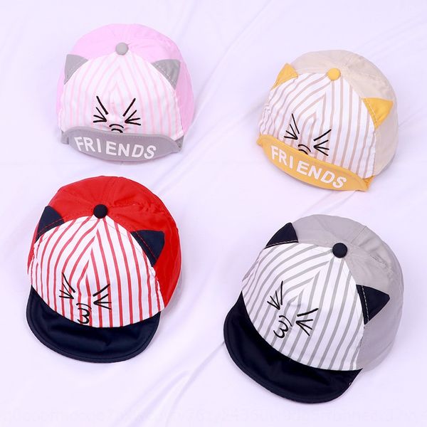 

baby summer 0-3-6-12-12-1-year-old cool cool hat 2 thin boys' and girls' sun hat princess fashion, Yellow