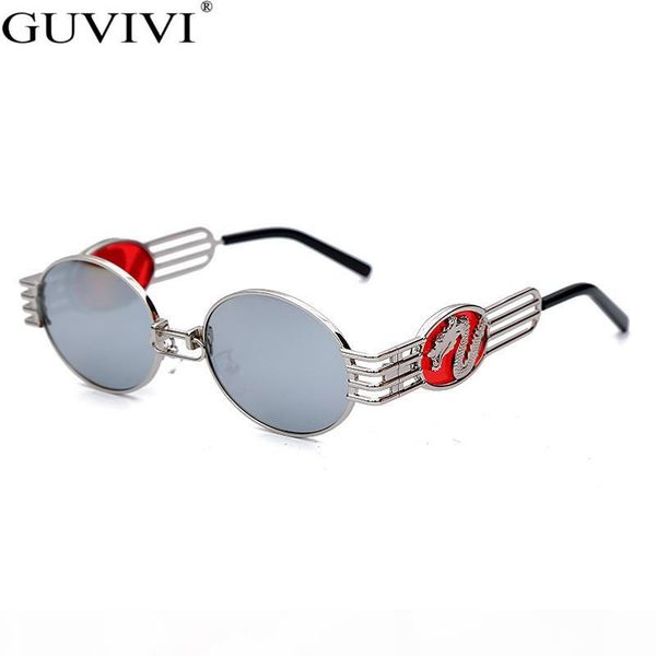 

round vintage sunglasses women 2020 men retro sunglasses luxury small stempunk mens sun glasses brand designer totem eyewear, White;black