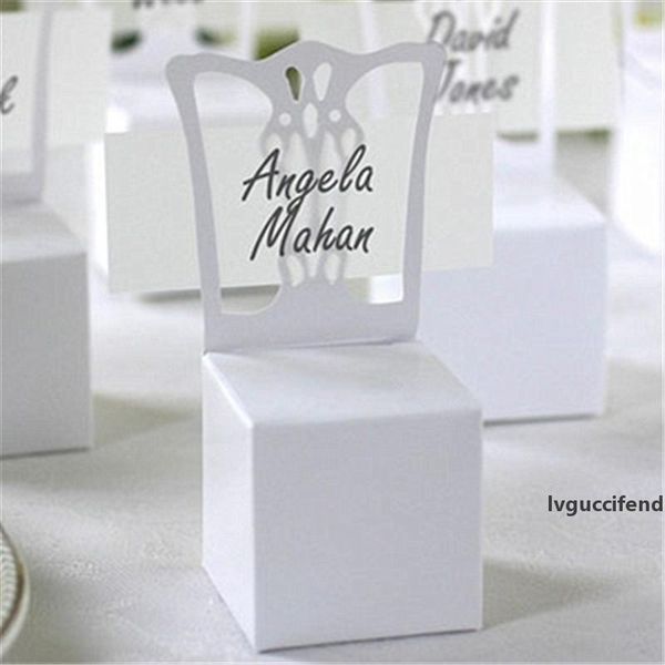 

chair place card holder favor box for candy boxes and wedding favors box event party supplies new 100pcs/lots