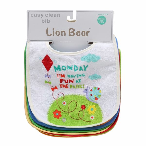 

lionbear 7pcs/lot detachable waterproof bandana newborns cotton feeding apron for babies cartoon bibs baby accessories y200710