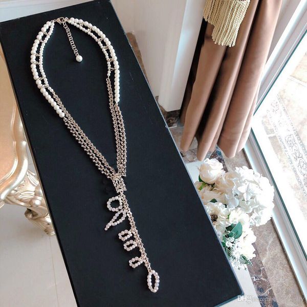 

have stamps fashion brand designer necklace for lady women party wedding lovers gift engagement luxury jewelry for bride with box, Silver