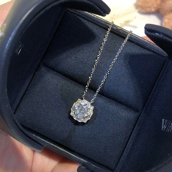 

2020 european and american women's bud shape jewelry necklaces, Silver