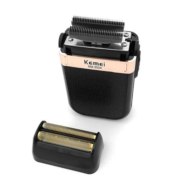 

kemei km 2024 электробритва usb maquininha de cortar cabelo аккумуляторный бритва волос бороды брить machinebarber триммер gjomu