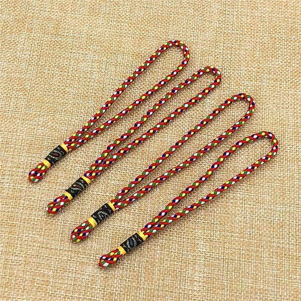 

tibetan accessories head five-color rope head dragon chinese knot accessories chinese knot boat festival sachet handlebar rope, Silver