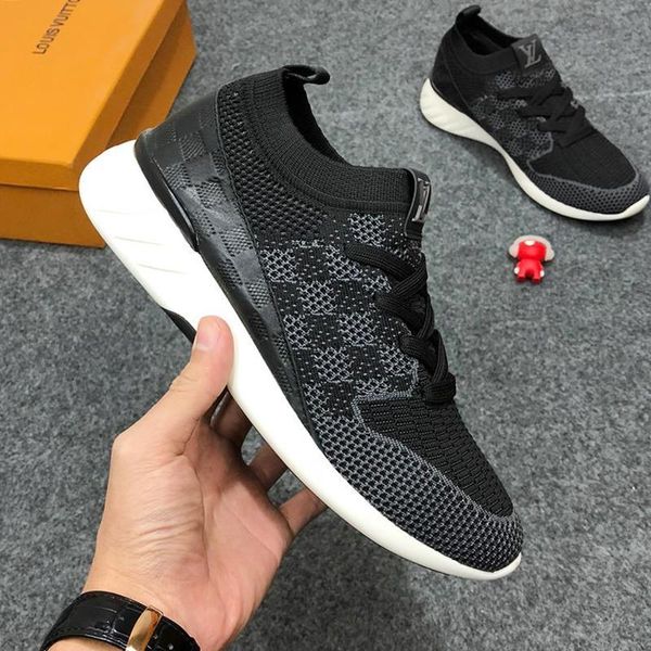 

2020 sport running shoes men casual shoes flats outdoor sneakers breathable walking footwear sport trainers with origin box fastlane sneaker