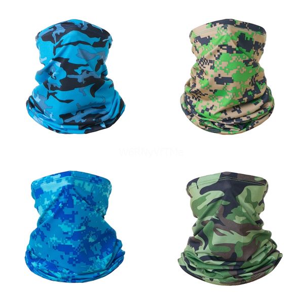 

1 1pcs camouflage scarves dustproof headband outdoor sport cycling bandanas camping hiking washouts headwear magic skull scarf#881#613, Black