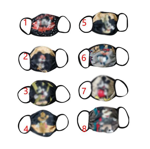 

brand designer face masks dust mask anti influenza particulate respirator protective masks safety mask dustproof fashion face mask, Silver