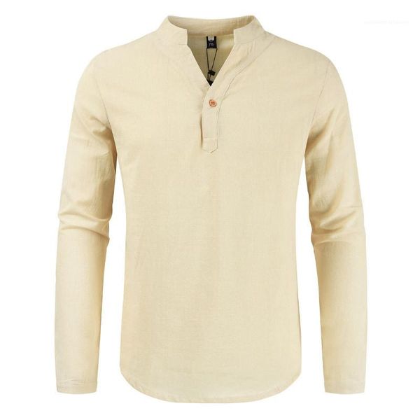

pullover tees male casual clothes mens v neck tshirt a buckle long sleeve crew neck loose, White;black