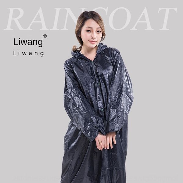 

li wang yiwu thickened outdoor hiking polyester coated li wang yiwu thickened outdoor hiking long raincoat pvc long raincoat, Red;brown