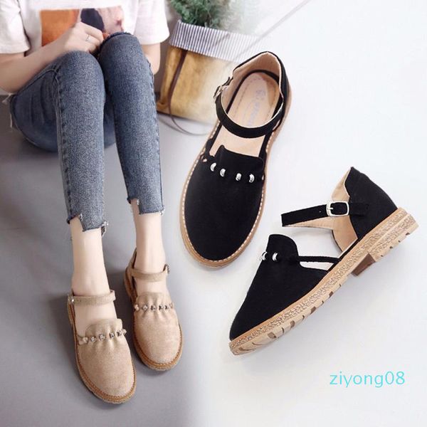 

sagace women sandals flat bottom 2020 summer new casual shoes buckle fashion popular lightweight female beach sandals z08, Black