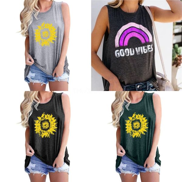 

gradient fashion design tracksuit sleeveless vest tanks + leggings tights 2pcs women set letter print t shirt outfit casual sportswear 20#41, White