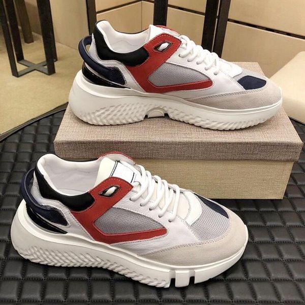 

veloce mid white trio mens shoes sale zapatos de hombre luxury lace -up casual breathable men shoes lightweight footwears, Black