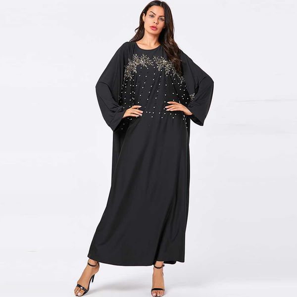 

plus size black abaya turkish hijab muslim dress islamic clothing abayas for women kaftan robe caftan dubai elbise djelaba femme