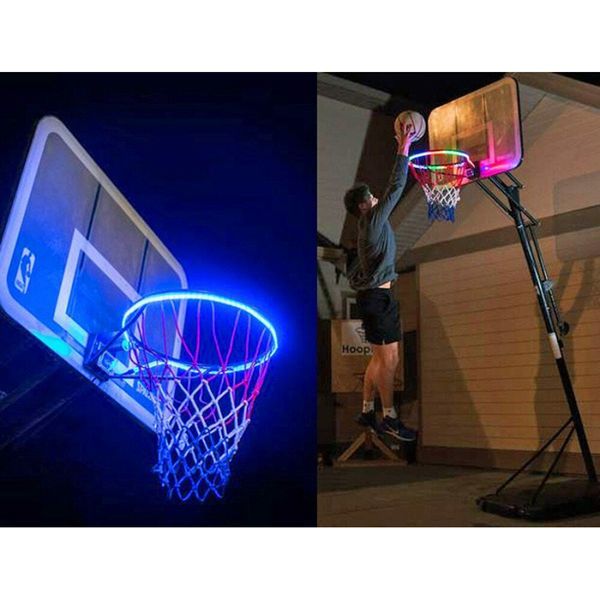 

solar led hoop light for lighting basketball rim for playing basketball at night,for bedroom home outdoor garden decoration