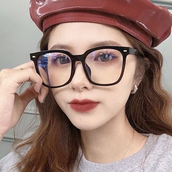 

classic anti-blue light women and men glasses fashion new plastic myopia eye glasses vintage computer 2020, Black