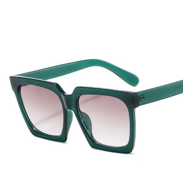 

new fashion cat eye large frame sunglasses women 2020 brand designer trendy candy color sun glasses female retro square eyewear, White;black