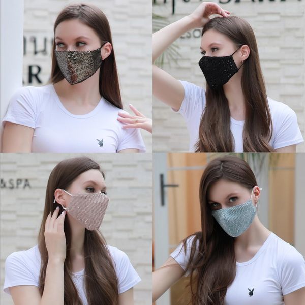 

in stock with breathing valve mask an folding dust mask safety dust-proof protective party masks#578, Black