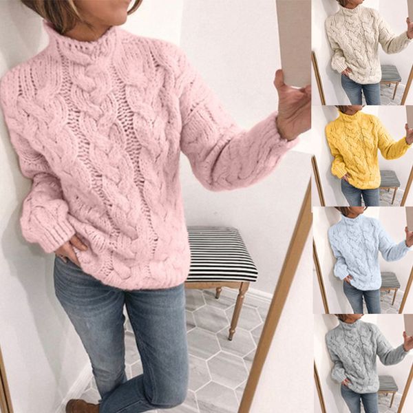 

sweater women solid candy color turtleneck pullover autumn winter sweaters korean style knitted long sleeve jumpers casual, White;black