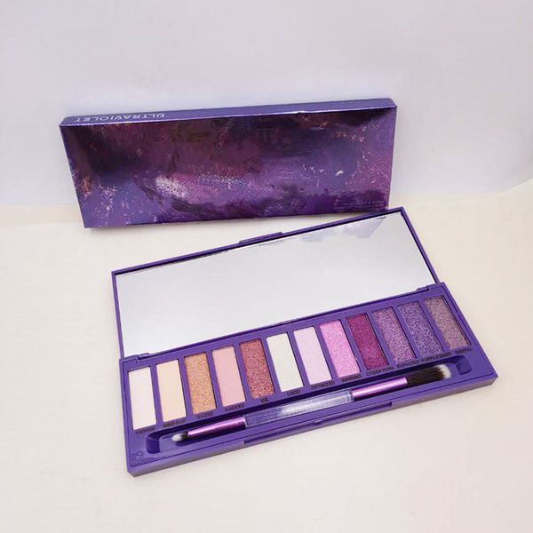 

ultraviolet purple 12 color eye shadow palette shimmer matte palette easy to wear r bl