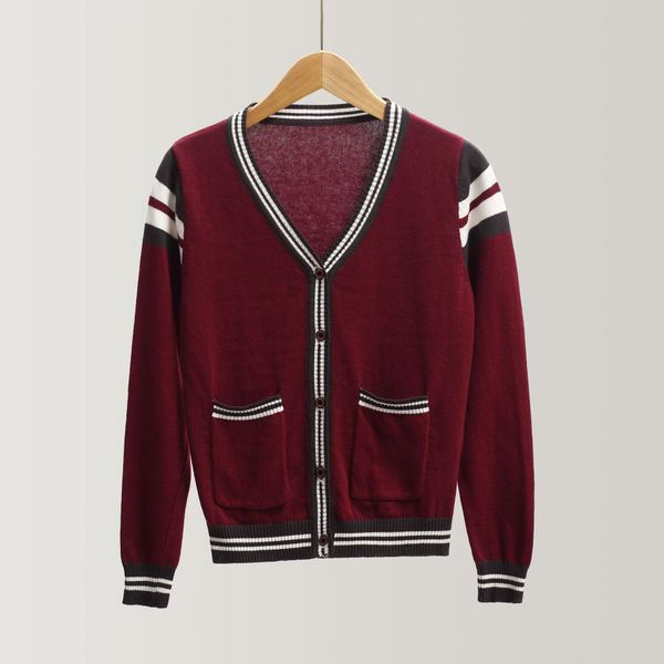 

vm9pj autumn airable shirt long sleeve pupils cardigan knitting shirt men coat children's business attire school knitwear coat knitwear, Blue