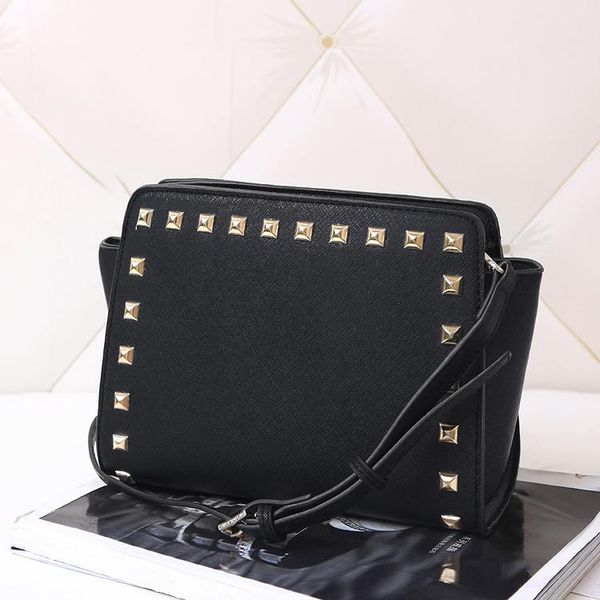 

2020 new handbags purses cross synthetic leather rivets wing bag chain bag shoulder messenger bag