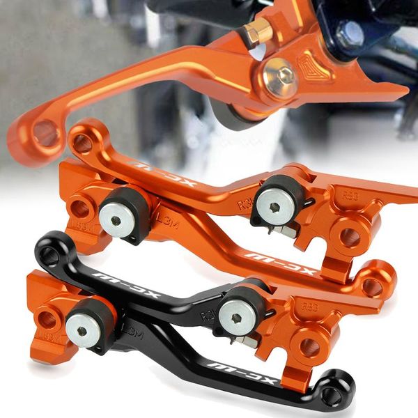 

orange motorcycle dirtbike dirt pit bike pivot brake clutch levers for 450xc-w 450 xc-w 2007 2008 2009 2010 2011 2012 2013