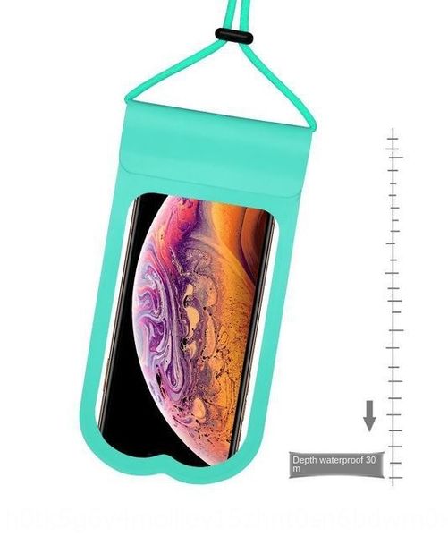 

swimming waterproof cover drifting diving bag outdoor mobile phone waterproof bag pu mobile phone cover