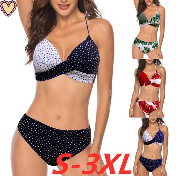 

womens padded push-up bra bikini set swimsuit bathing suit swimwear beachwear