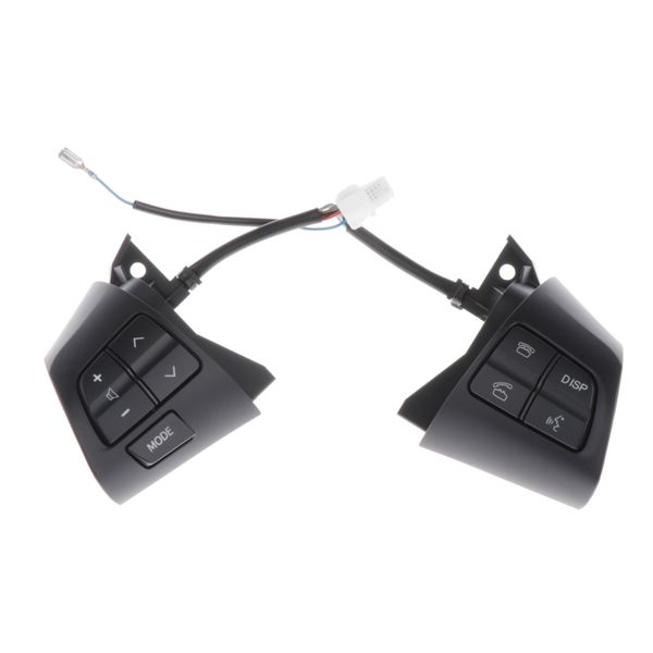 

2x steering wheel control buttons 9 keys, car steering wheel controller fits for toyota corolla 10-13 84250-02230