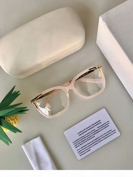 

new eyeglasses frame women men brand designer eyeglass frames designer brand eyeglasses frame clear lens glasses frame oculos with case 2689, Silver