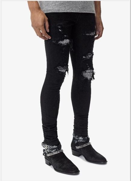 

2020 jeans men's summer fashion stretch slim straight jeans denim trend men's casual pants wholesale-1, Blue