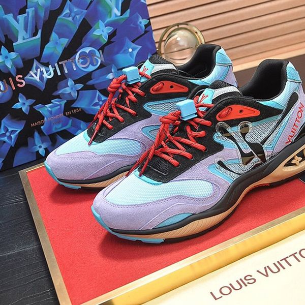

47 men's designer casual sports shoes, fashionable outdoor travel casual shoes, sports shoes. fast delivery in original box packaging, Black