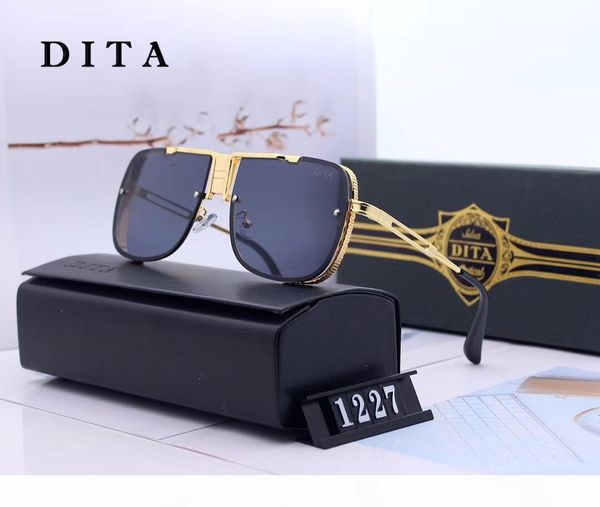 

1227 new luxury sunglasses men and women design metallic vintage sunglasses in fashionable style with square frameless uv 400 boxes, White;black
