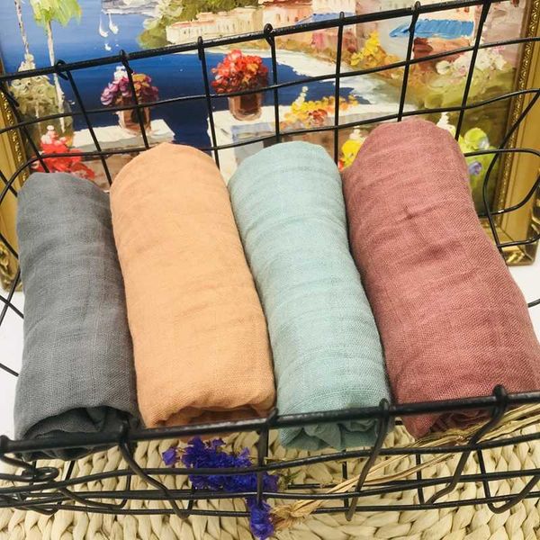 

blankets & swaddling 60*60cm 70% bamboo muslin diaper baby swaddle quality better than cotton multi-use blanket infant wrap