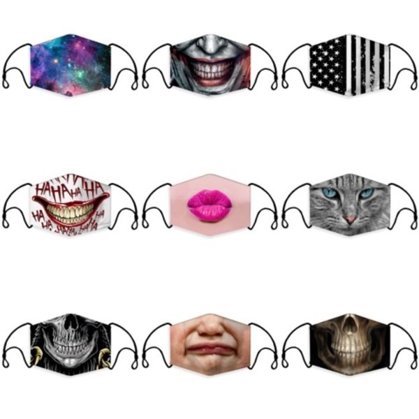 

designer face mask s face mask boys girls cartoon mouth anti-dust pm2.5 breathable earloop masks#306