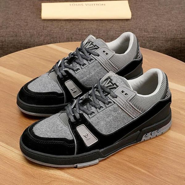 

causal shoes men sneakers luxury fashion sneakers zapatos de hombre outdoor trainer sneaker mens shoes fashion type chaussures pour hommes, Black