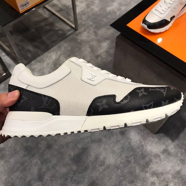 

run away sneaker 2020 new season fashion luxury men casual shoes designer men sneakers high-quality breathable men tennis shoes d03, Black