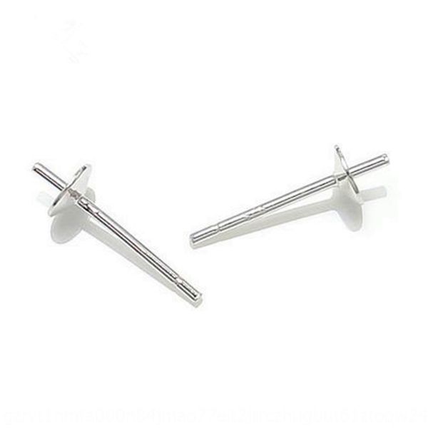 

lvfrr s925 sterling silver accessories pearl earring diy earrings accessories earrings earring holder bead plate diy bowl needle empty holde