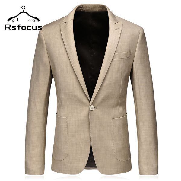 

men's suits & blazers rsfocus khaki blazer men 2021 autumn mens casual jacket stylish 5xl business formal chaqueta hombre xz005, White;black