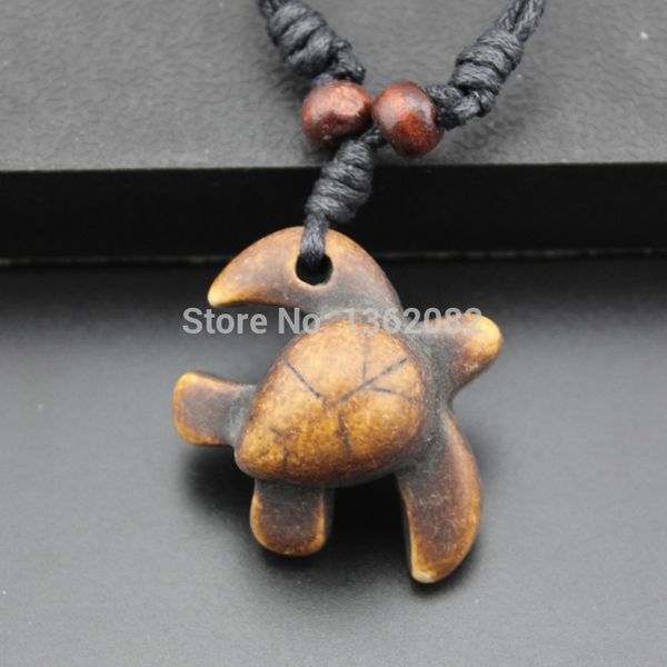 

lovely hawaiian style surfing turtles pendant necklace lucky gift yn300, Silver