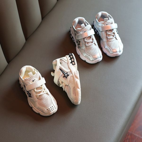 

maimaijia hl2063 children's autumn fashion flying 2020 new korean sports sports shoes style all-match casual shoes for girls, Black