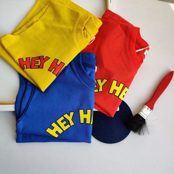 

first sight first love 2020 summer clothes korean style children's neutral wide-shoulder letter printing camisole tide vest vest, Blue