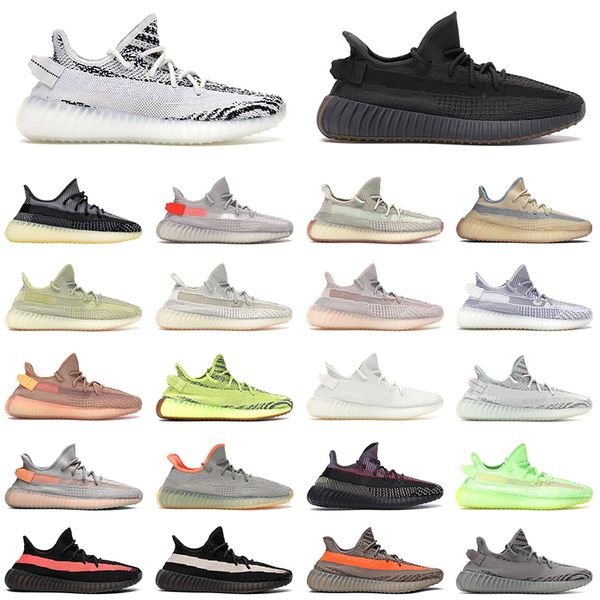 

350 v2 мужчины женщины кроссовки азриэл пустыня шалфей yecheil светоотражающий разводил мужские тренер спортивных кроссовок 36-46