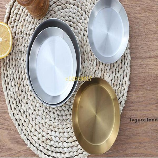 

304 stainless steel round flat bottom dish dip pickle dish bowl#224