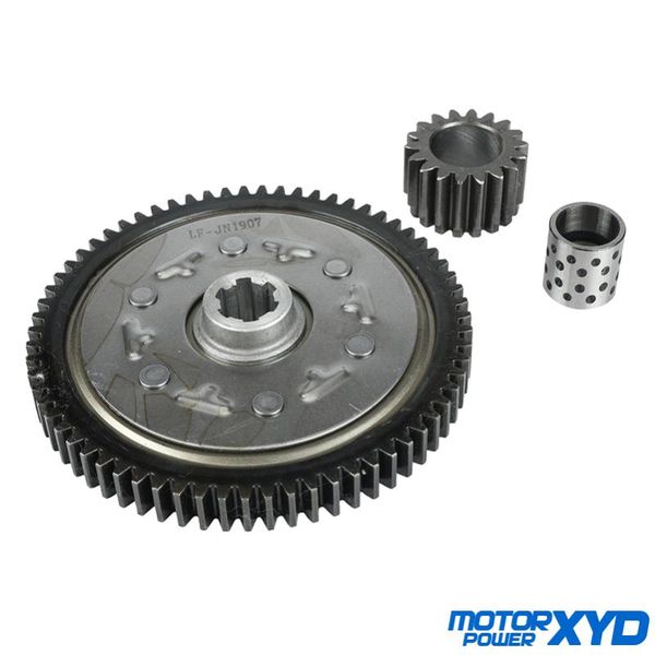 

motorcycle 67t 18t clutch primary gear assy for lifan 125cc manual clutch 125 horizontal kick starter engines dirt pit bike part