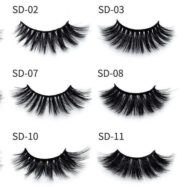 

SD series Extension False Eyelashes 15mm 3d mink Lashes 25mm 5d mink lashes Multi-layer Soft Natural simulation Beauty Tools Manual