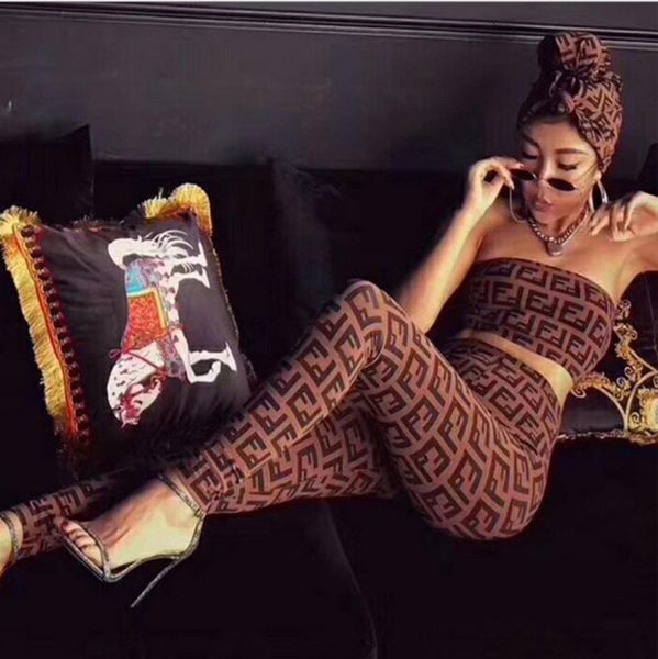 

women tide leggings high waist hips leggings pants set womens track pants printed one shoulder exposed designer pants printed leggings, Black;white