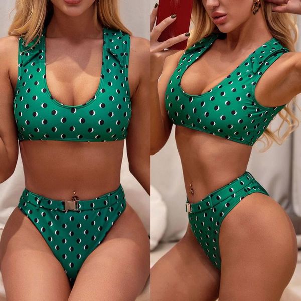 

women's swimwear bra for women bikini dot printing push-up padded lingerie bodysuit prono erotic beach set swimsuit intimates, White;black