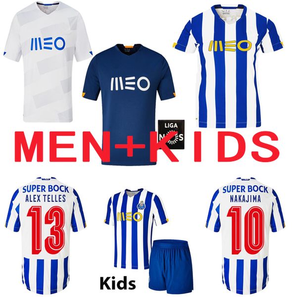 

20 21 new nakajima alex telles soccer jersey pepe aboubakar football jerseys2020 futebol clube men +kids kit uniforms, Black;yellow