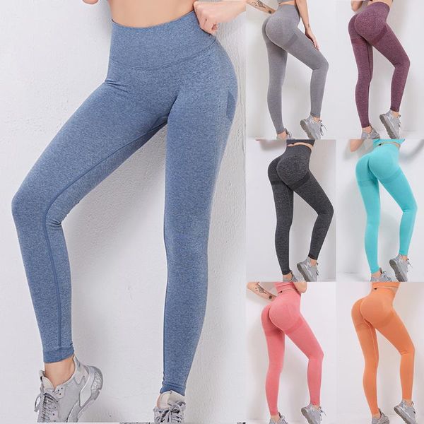 

high waist compression tights sports pants push up running women gym fitness leggings seamless tummy control pants stretchy, White;red